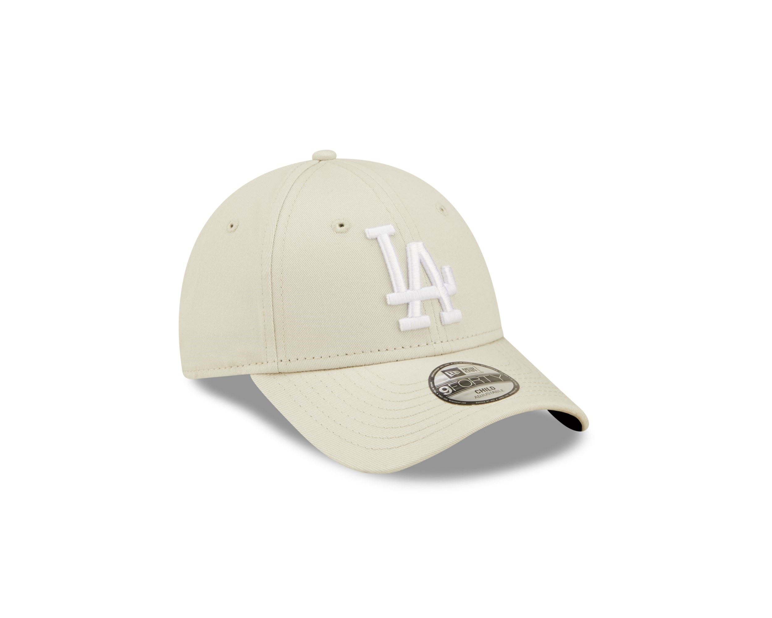 Los Angeles Dodgers MLB League Essential Beige 9Forty Adjustable Kids Cap New Era
