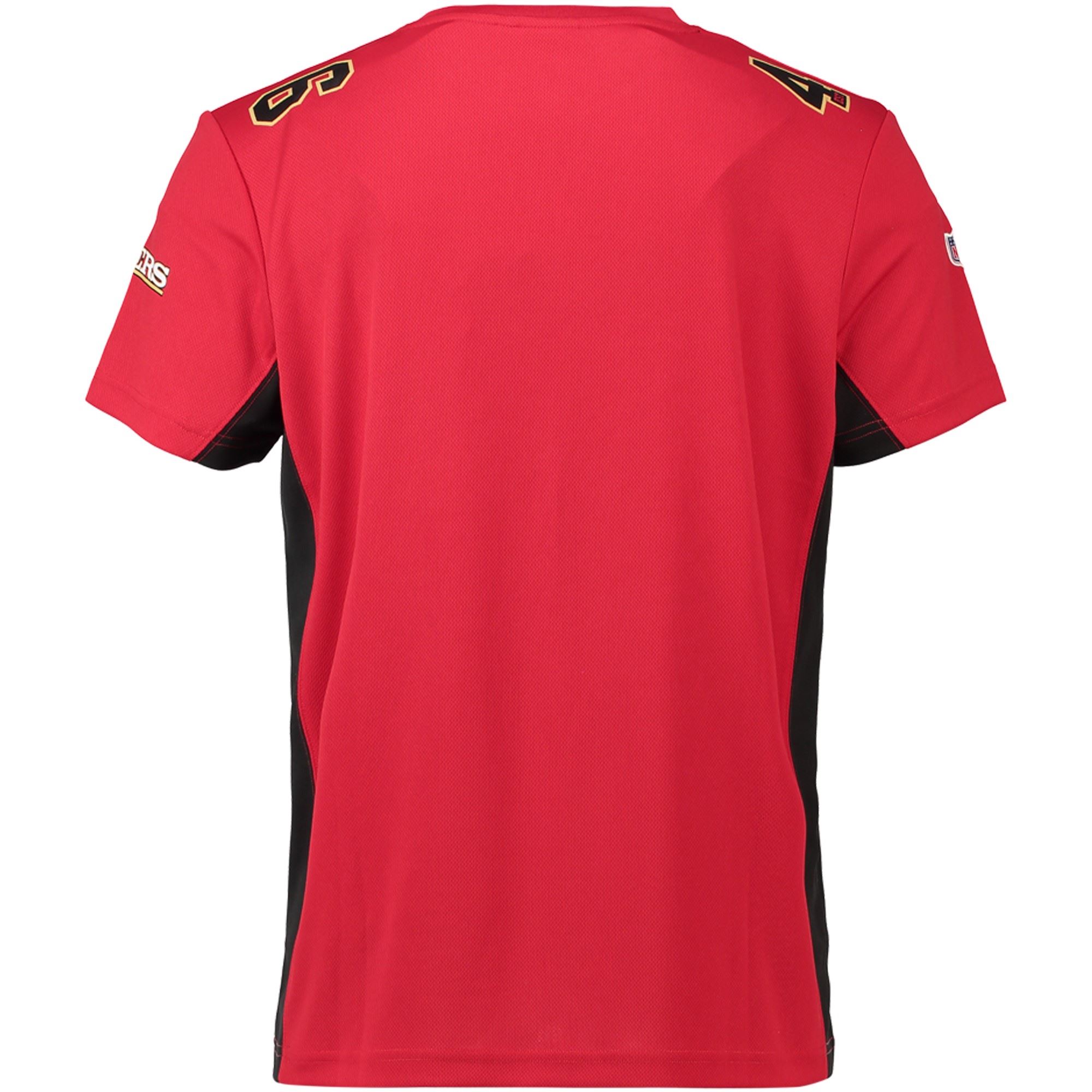 San Francisco 49ers NFL Players Poly Mesh Red T-Shirt Fanatics