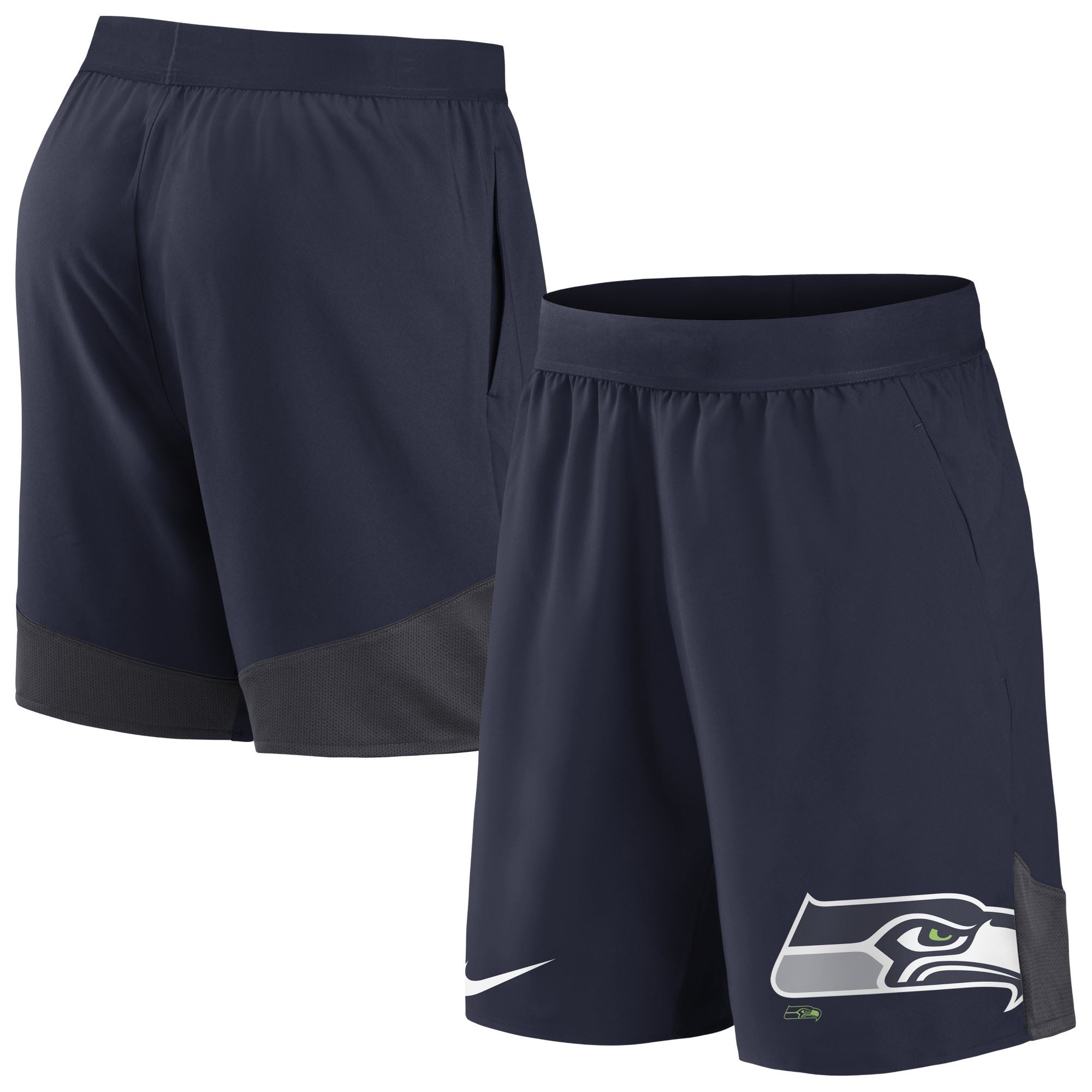 Seattle Seahawks NFL Stretch Woven Short College Navy / Anthracite Hose Nike