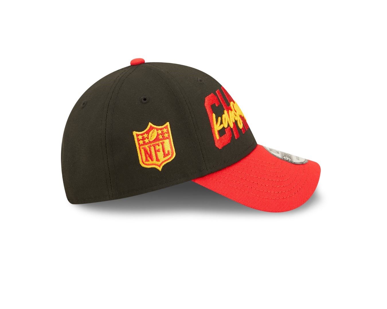 Kansas City Chiefs 2022 NFL Draft Black Red 9Forty Snapback Cap New Era