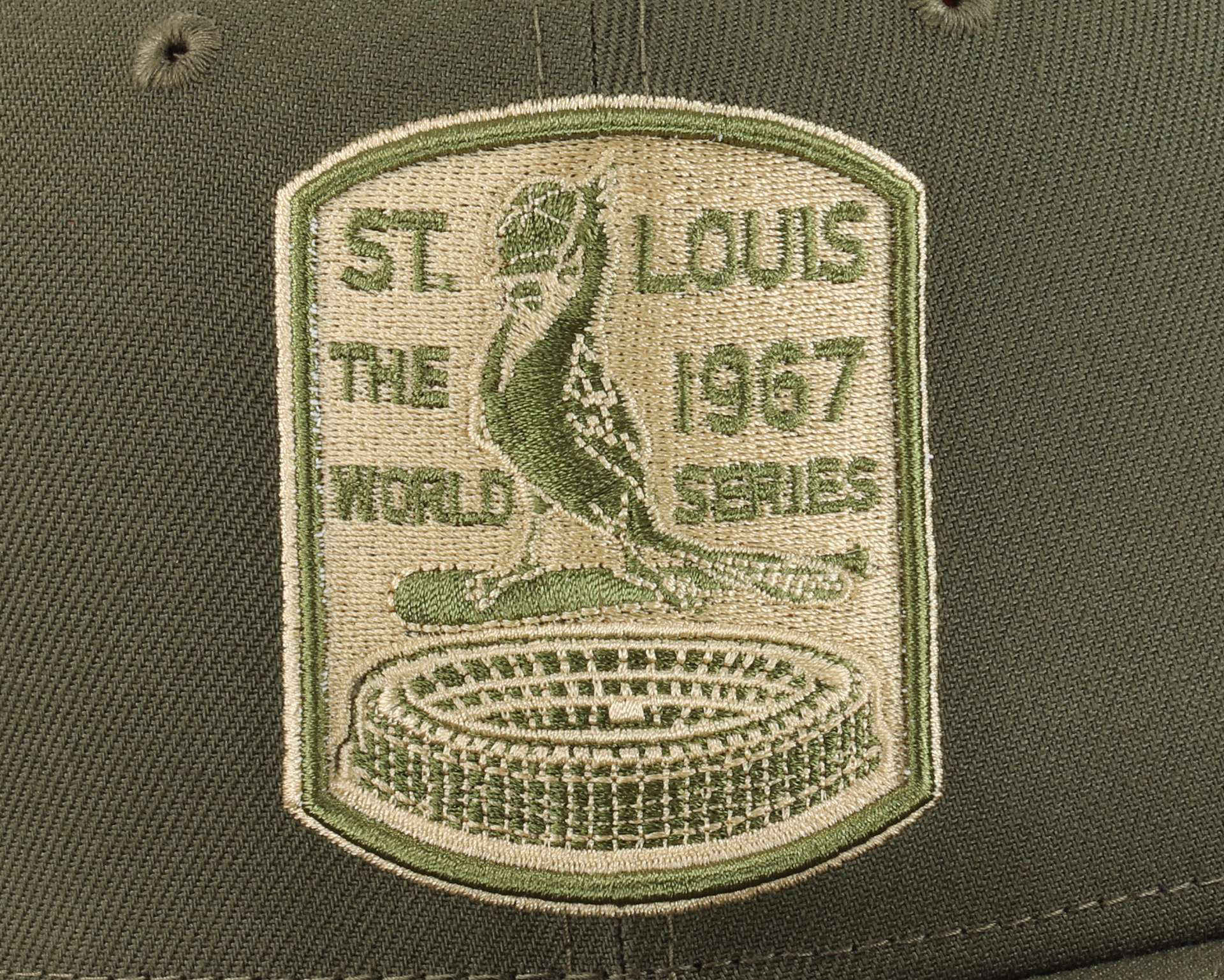 St. Louis Cardinals MLB Wolrd Series 1967 Olive 59Fifty Basecap New Era