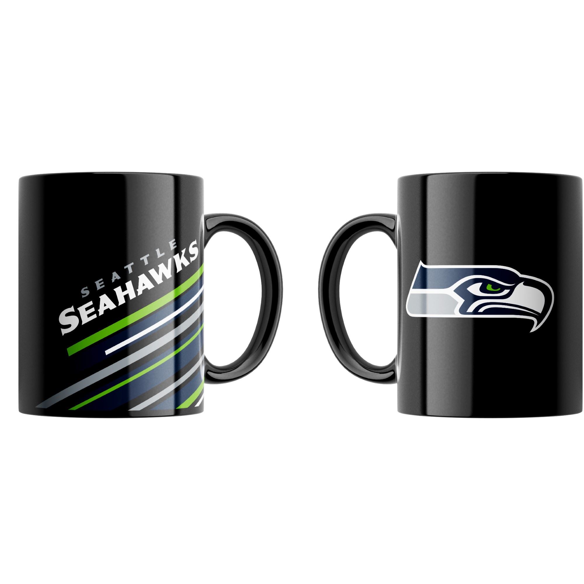 Seattle Seahawks NFL Classic Mug (330 ml) Stripes Tasse Great Branding