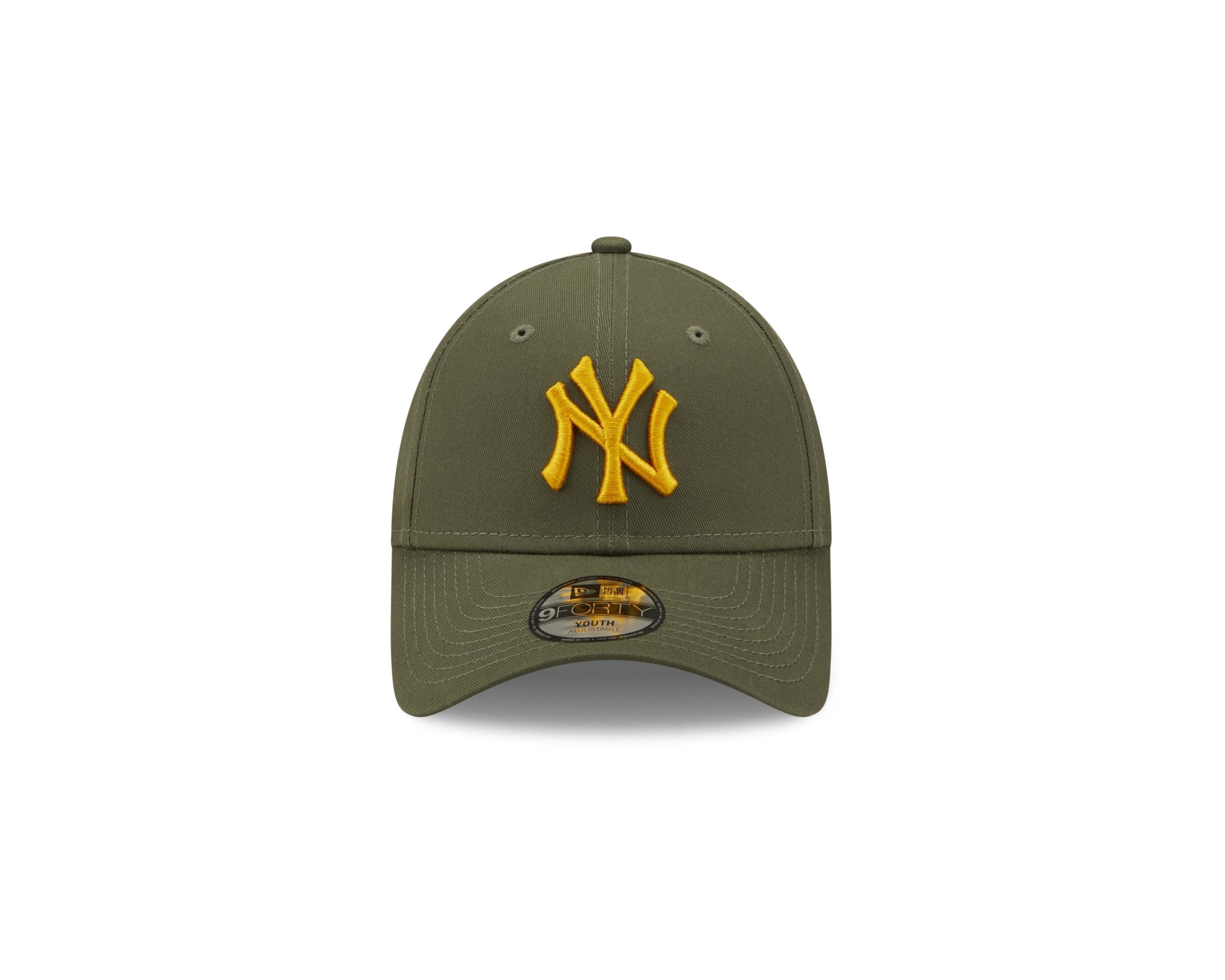 New York Yankees MLB League Essential Olive 9Forty Adjustable Kids Cap New Era