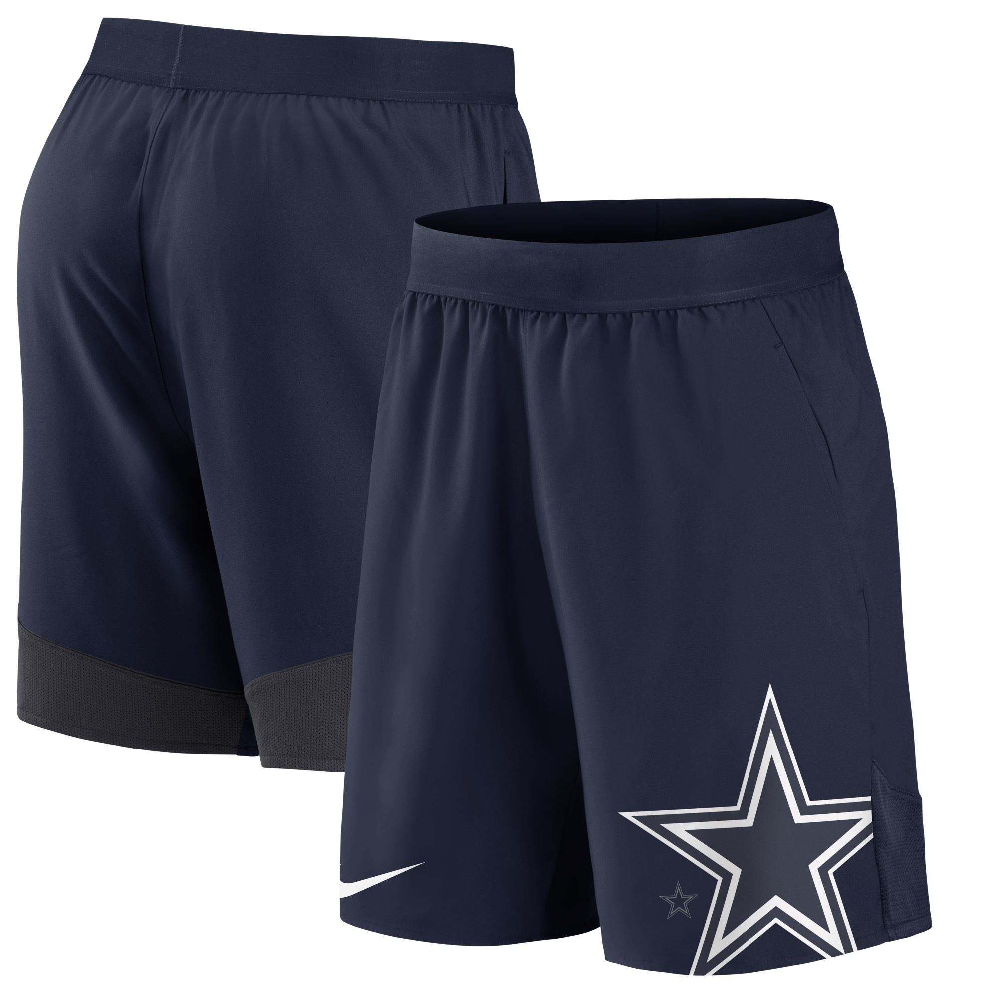 Dallas Cowboys NFL Stretch Woven Short College Navy / Anthracite Hose Nike