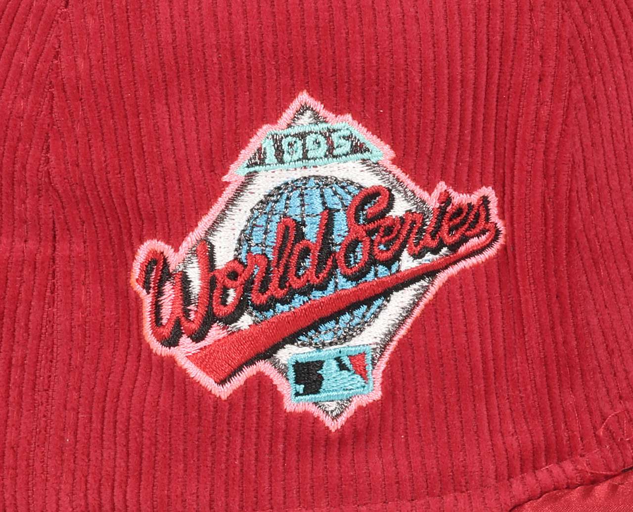 Atlanta Braves MLB World Series 1995 Sidepatch Cooperstown Scarlet 59Fifty Basecap New Era