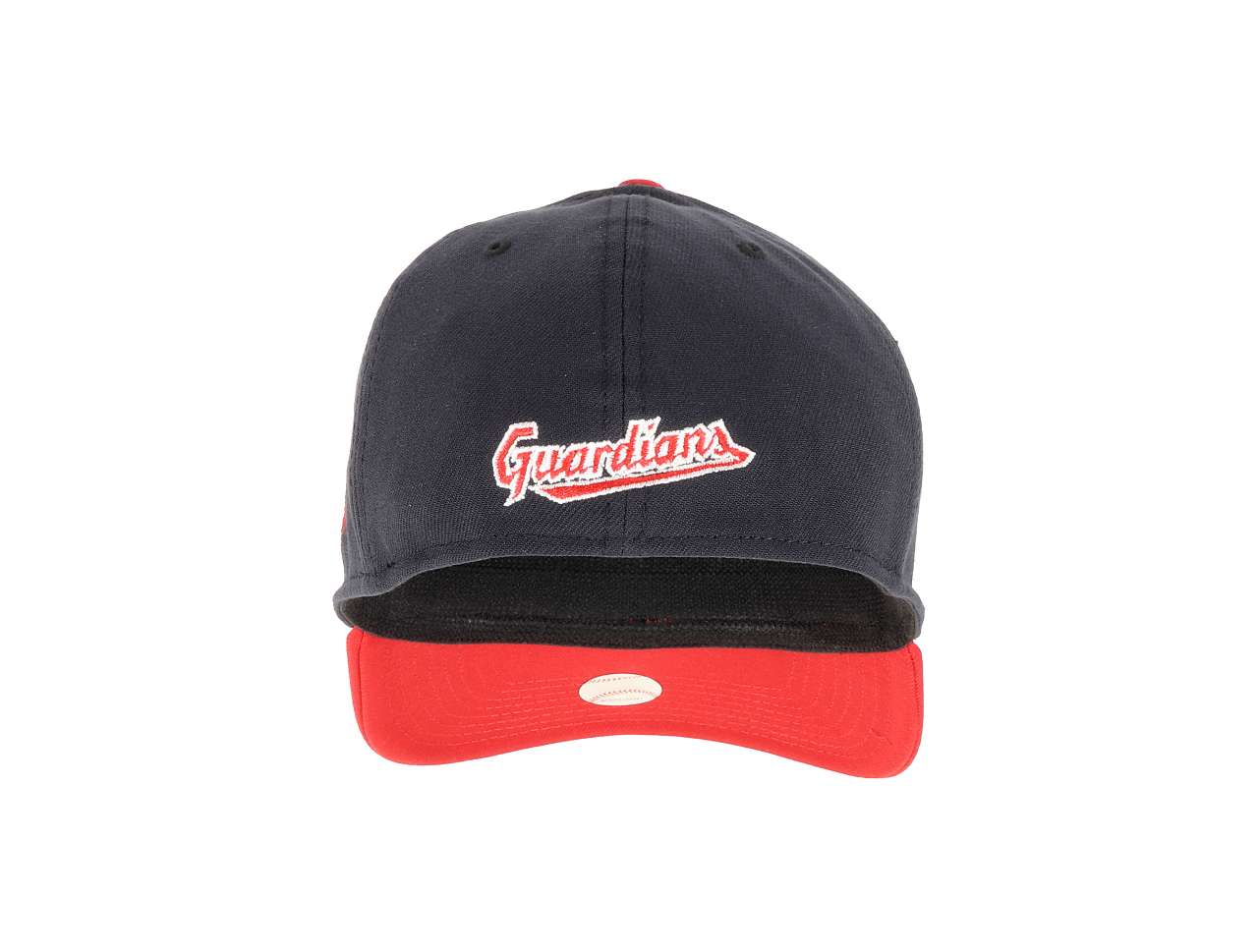 Cleveland Guardians  MLB Two Tone Navy Scarlet 39Thirty Stretch Cap New Era
