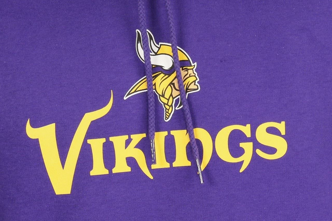 Minnesota Vikings Big Logo Back Hoody New Era 