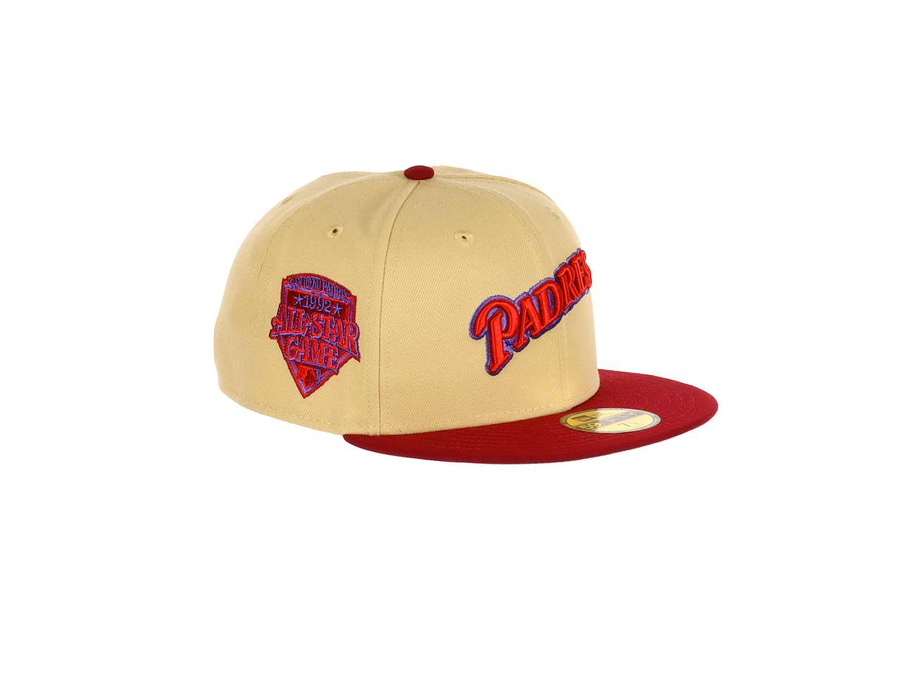San Diego Padres MLB 1992 All Star Game Vegas Gold Cardinal Red 59Fifty Basecap New Era