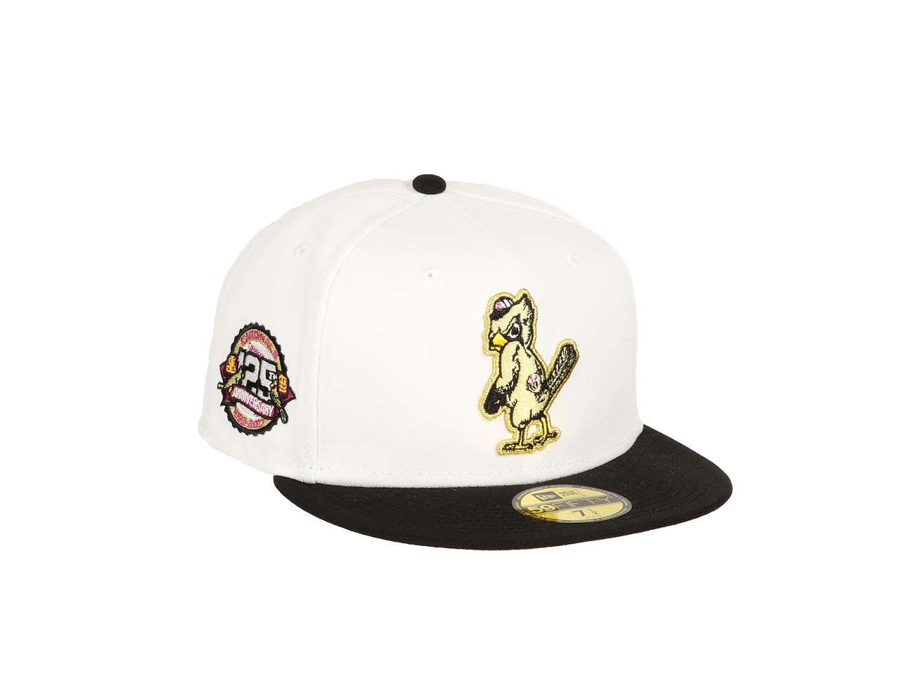 St. Louis Cardinals MLB 125th Anniversary Sidepatch White 59Fifty Basecap New Era