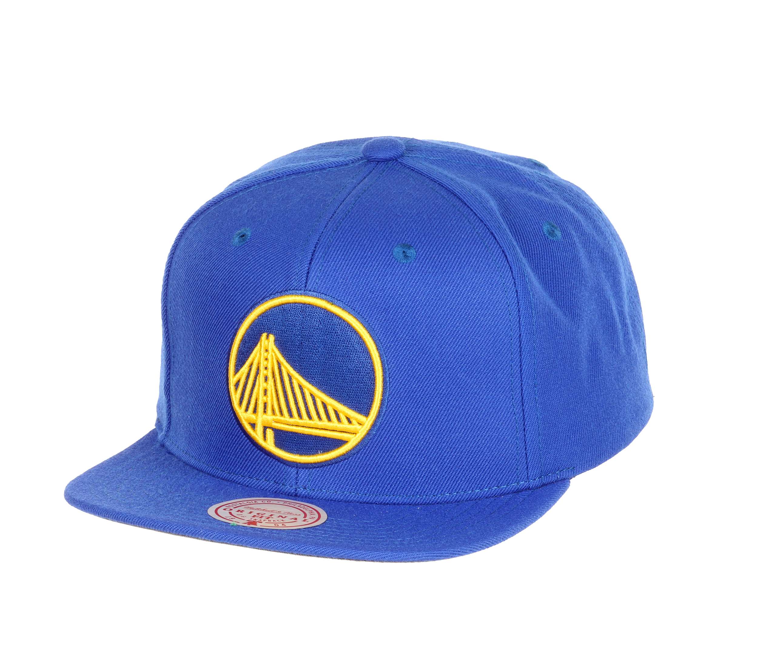 Golden State Warriors NBA Team Ground 2.0 Original Fit Blue Adjustable Snapback Cap Mitchell & Ness