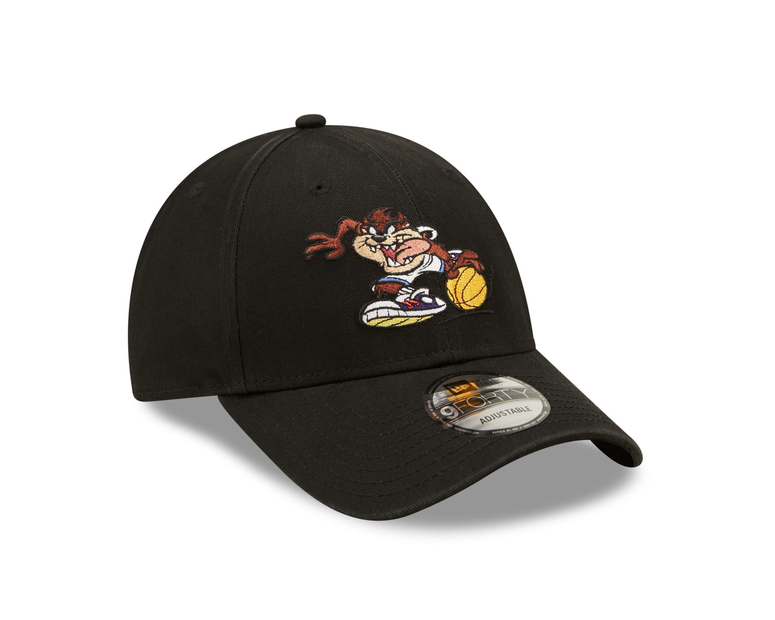 Taz Character Sports Looney Tunes Black 9Forty Adjustable Cap New Era