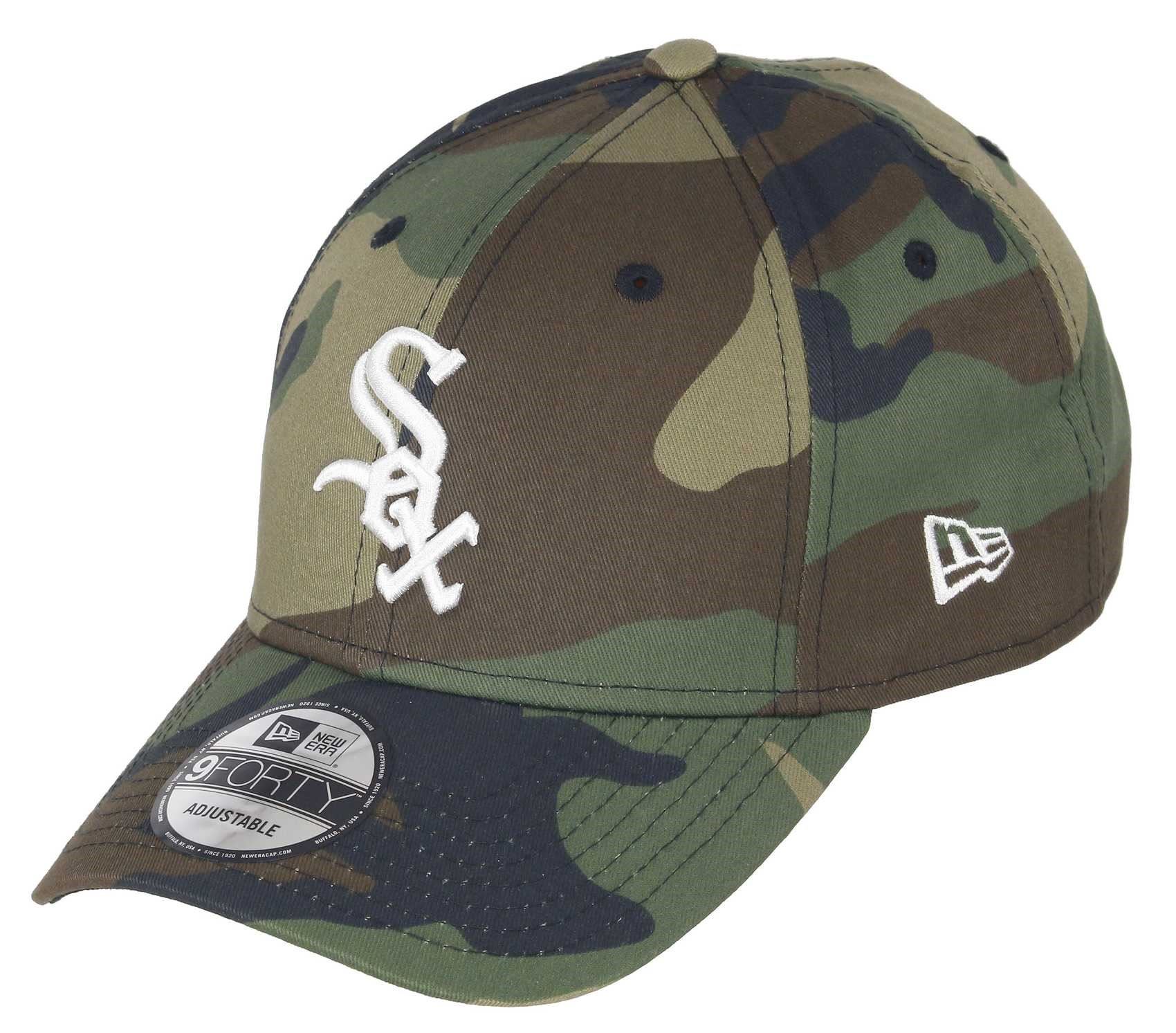 Chicago White Sox MLB Essential Camo 9Forty Adjustable Snapback Cap New Era 