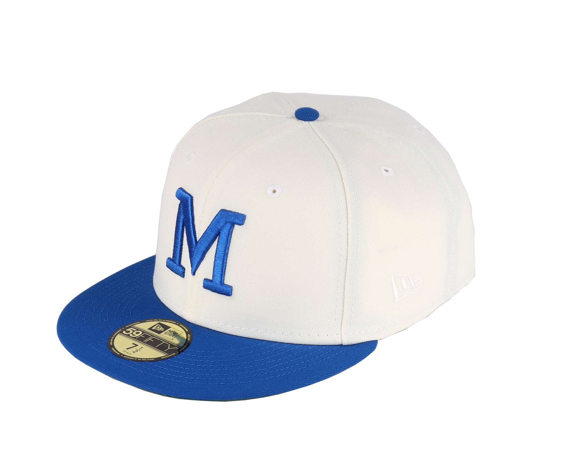 Milwaukee Brewers MLB Sidepatch History Prime Logo Two-Tone Chrome 59Fifty Basecap New Era