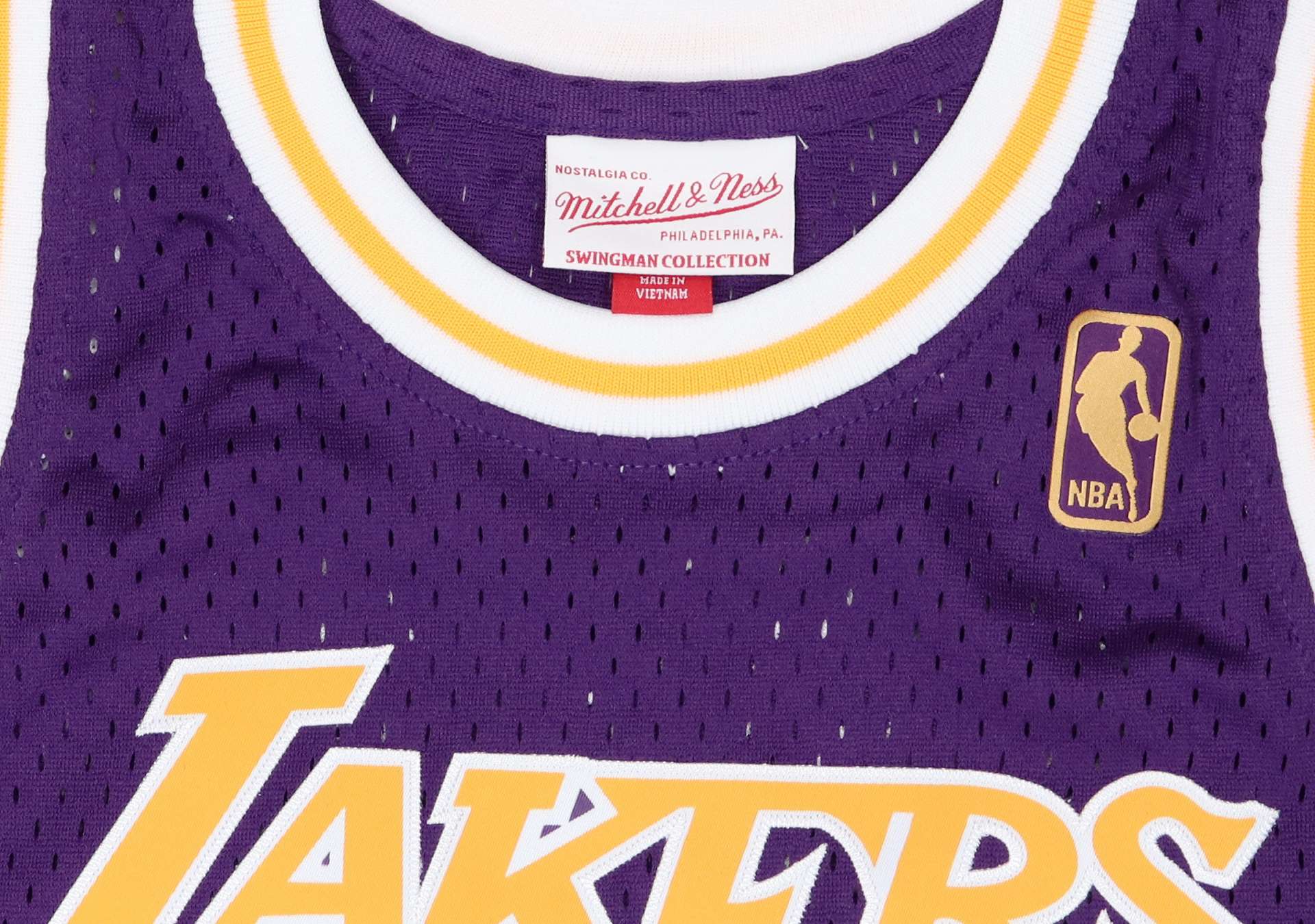 Shaquille O'Neal #34 Los Angeles Lakers NBA Kids Swingman Road Jersey Mitchell & Ness