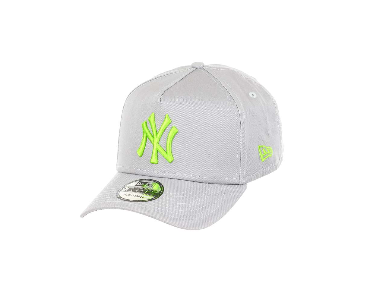 New York Yankees MLB Pastel Grey 9Forty A-Frame Snapback Cap New Era