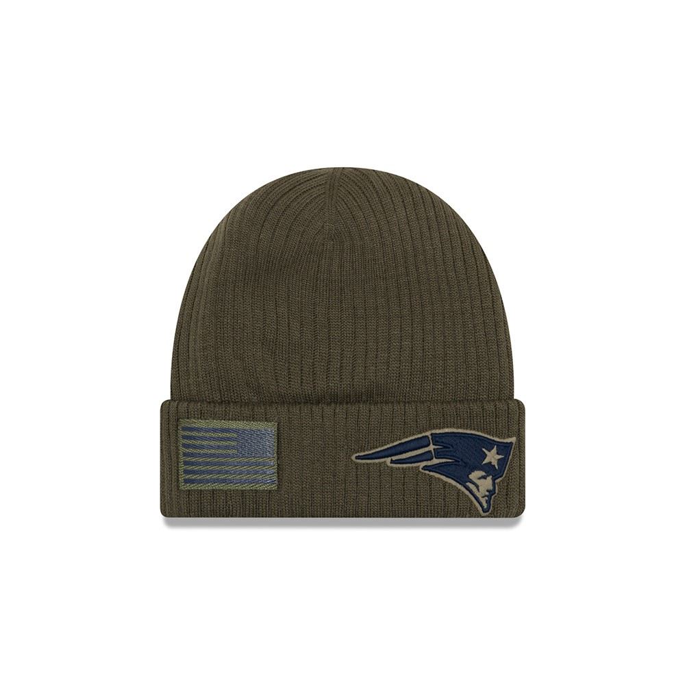 New England Patriots On Field 2018 Salute to Service Beanie New Era
