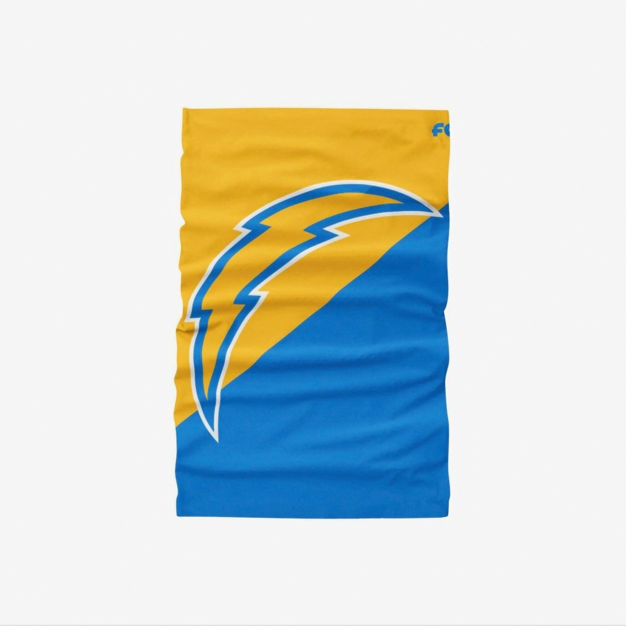 Los Angeles Chargers Colour Block Big Logo Gaiter Scarf Forever Collectibles