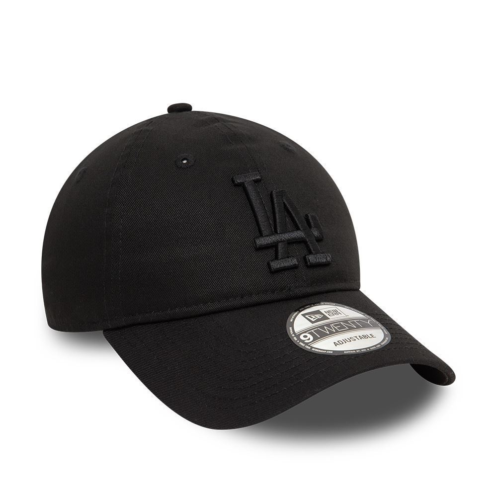 Los Angeles Dodgers MLB League Essential Tonal Black Adjustable 9Twenty Cap New Era
