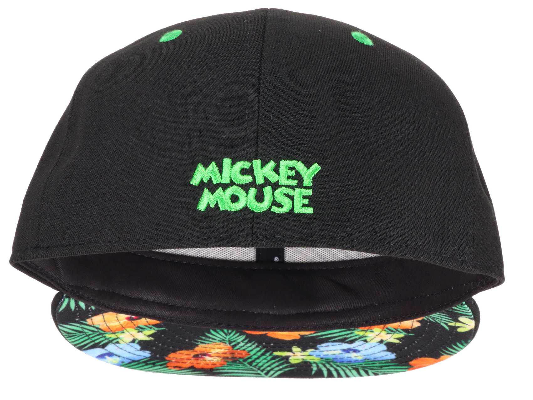 Mickey Mouse Black Fresh Floral 59Fifty Fitted Basecap New Era