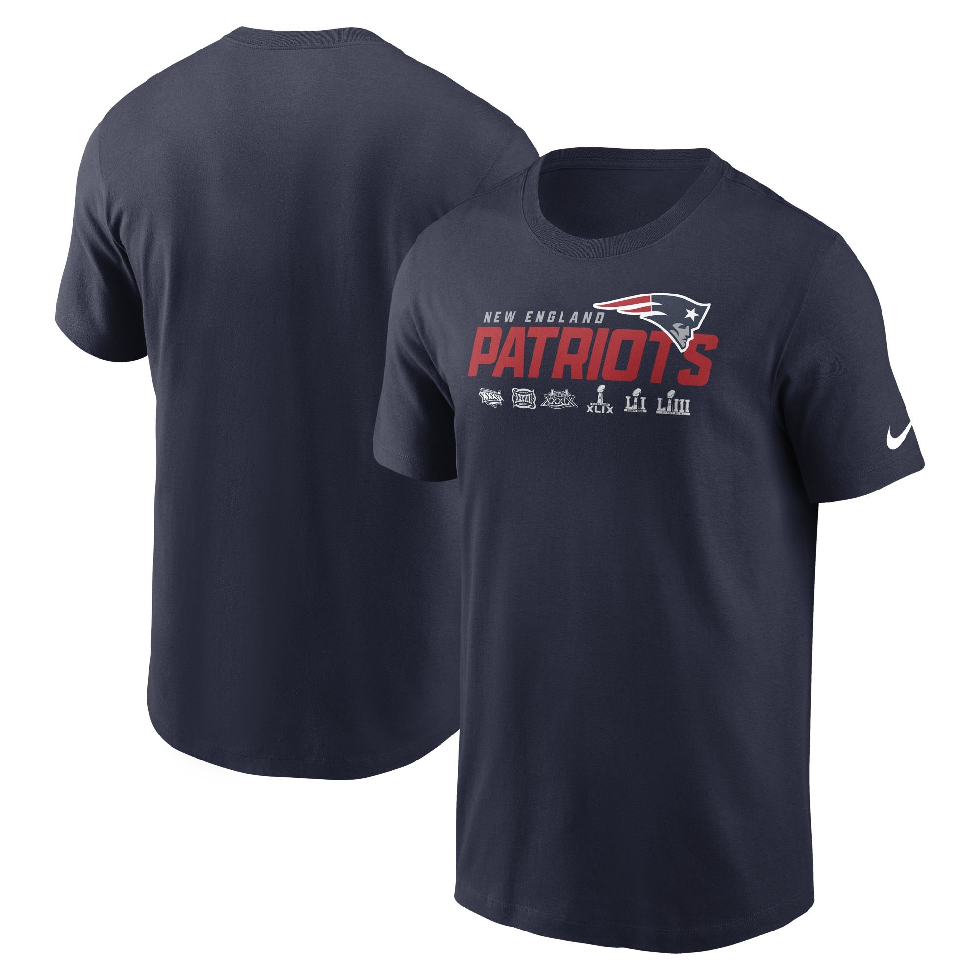 New England Patriots Navy NFL Local Essential T-Shirt Nike 