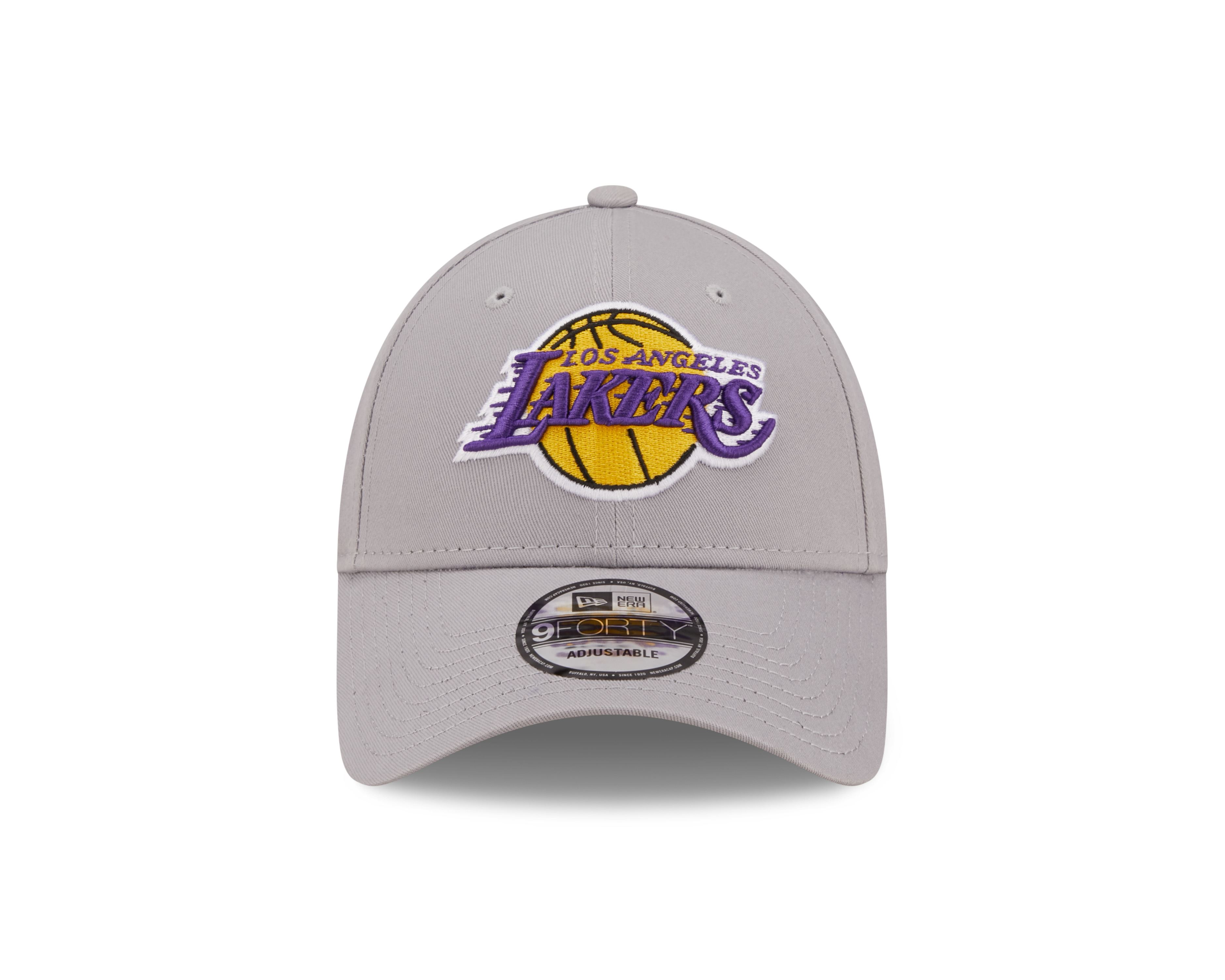 Los Angeles Lakers NBA Essential Grey 9Forty Adjustable Cap New Era