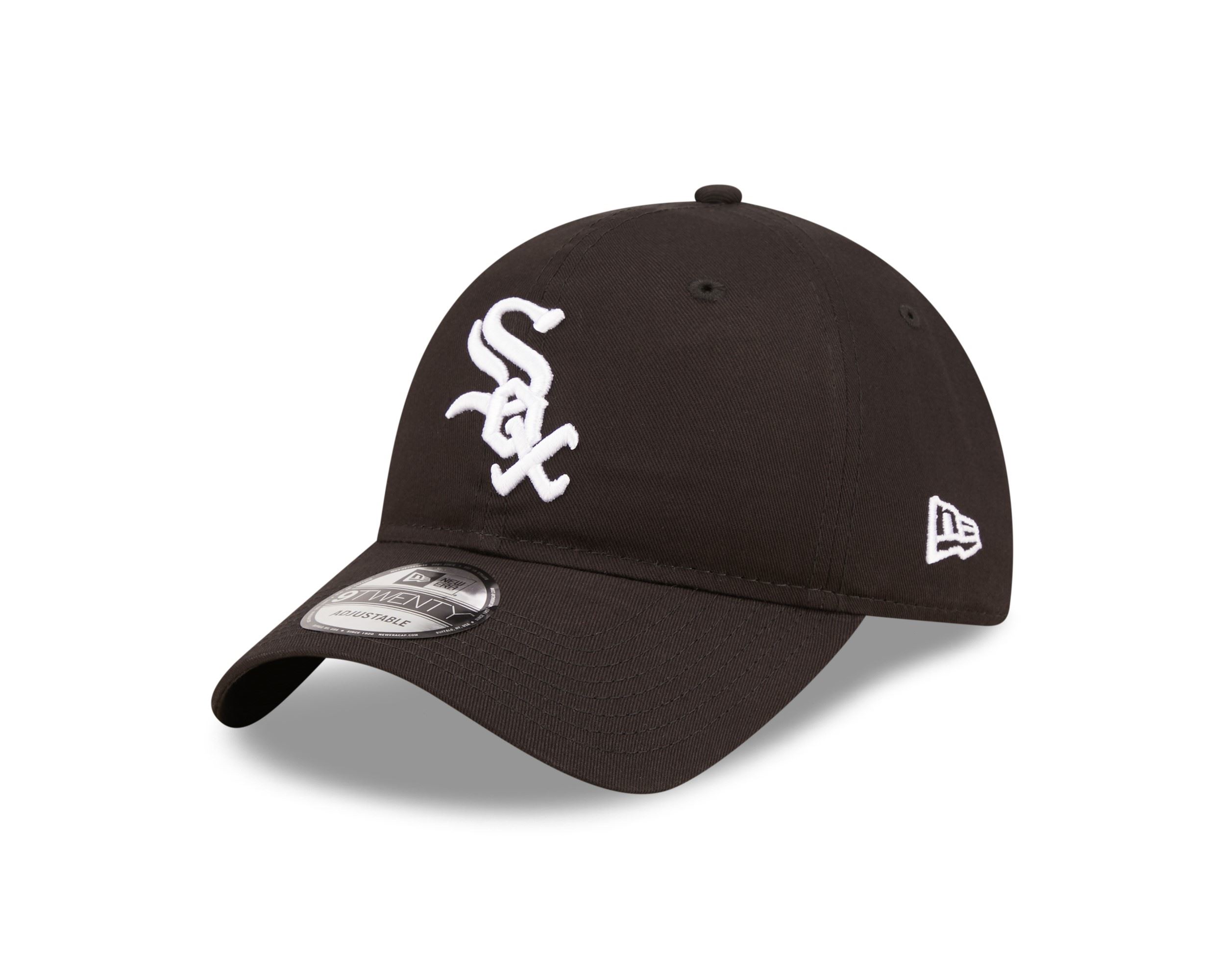 Chicago White Sox MLB League Essential Black 9Twenty Unstructured Strapback Cap New Era