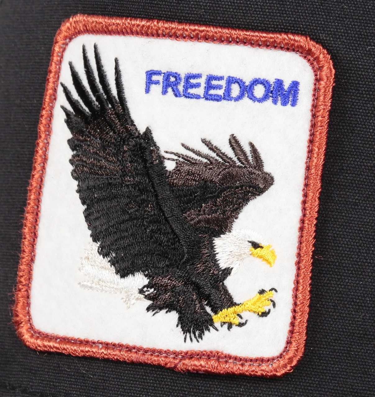 Freedom / Falke Black Trucker Cap Goorin Bros