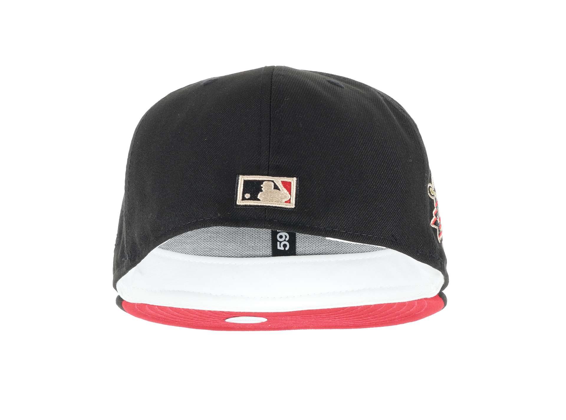 Texas Rangers MLB Cooperstown All-Star Game 1995 Sidepatch Black Poly Scarlet 59Fifty Basecap New Era