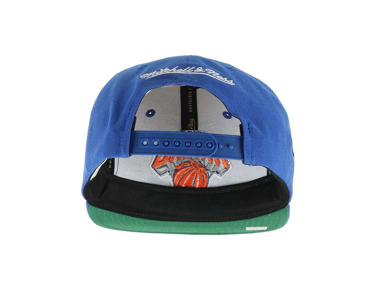 New York Knicks NBA Conference Patch Blue Original Fit Snapback Cap Mitchell & Ness