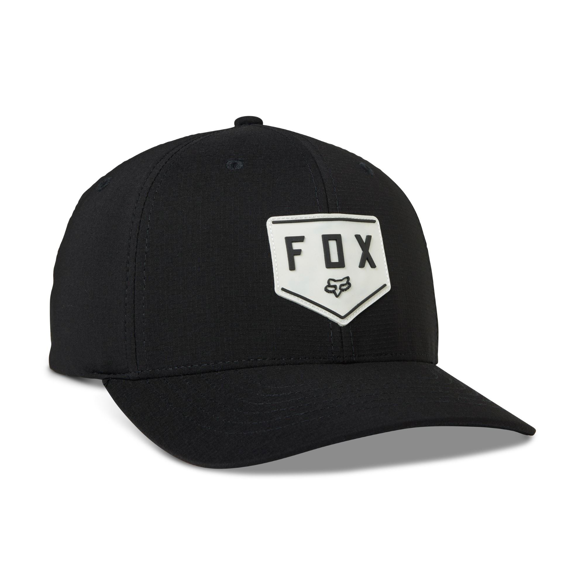 Shield Tech Black Flexfit Hat Fox Racing
