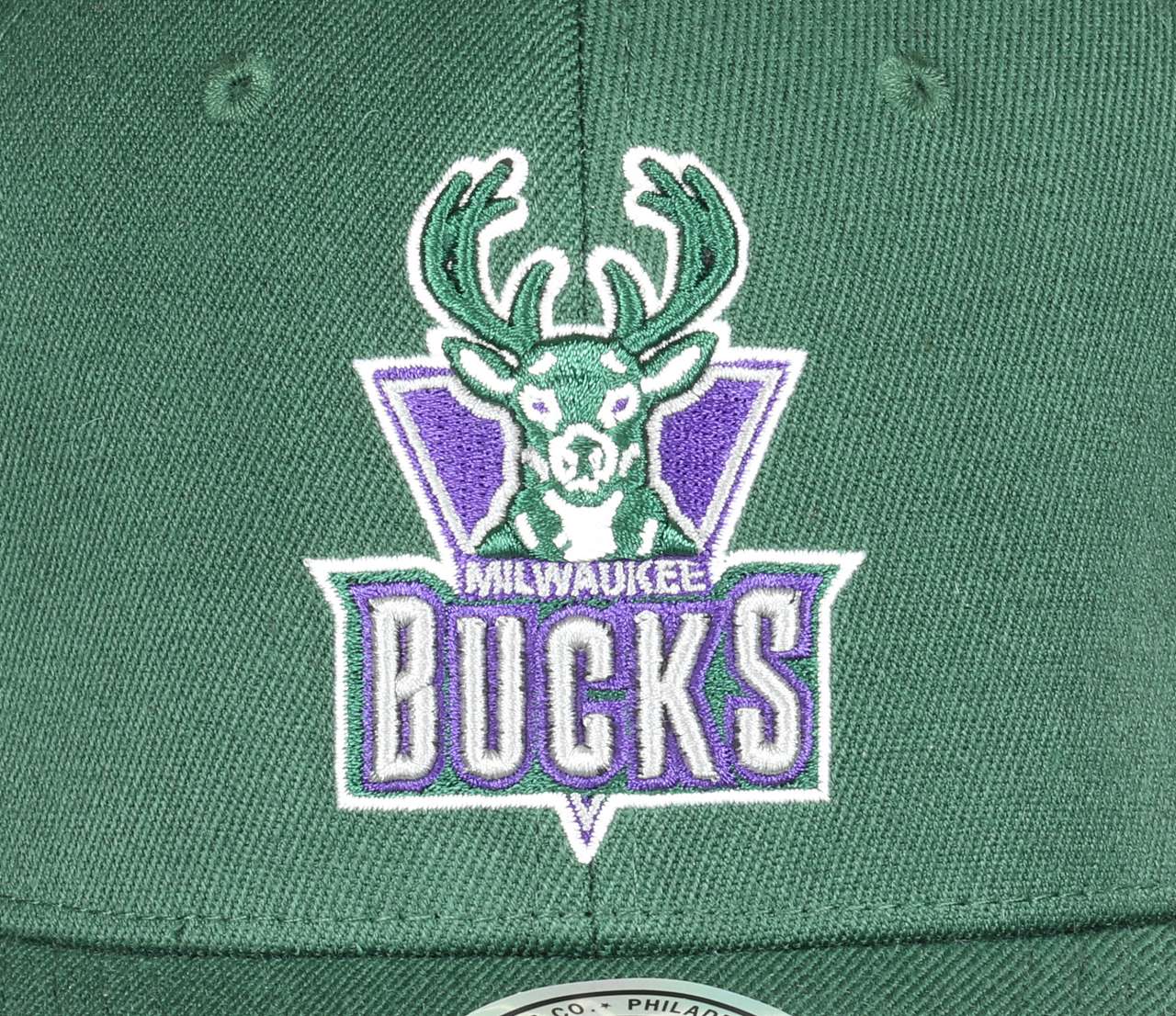 Milwaukee Bucks Green NBA Team Ground 2.0 Stretch Snapback HWC Cap Mitchell & Ness