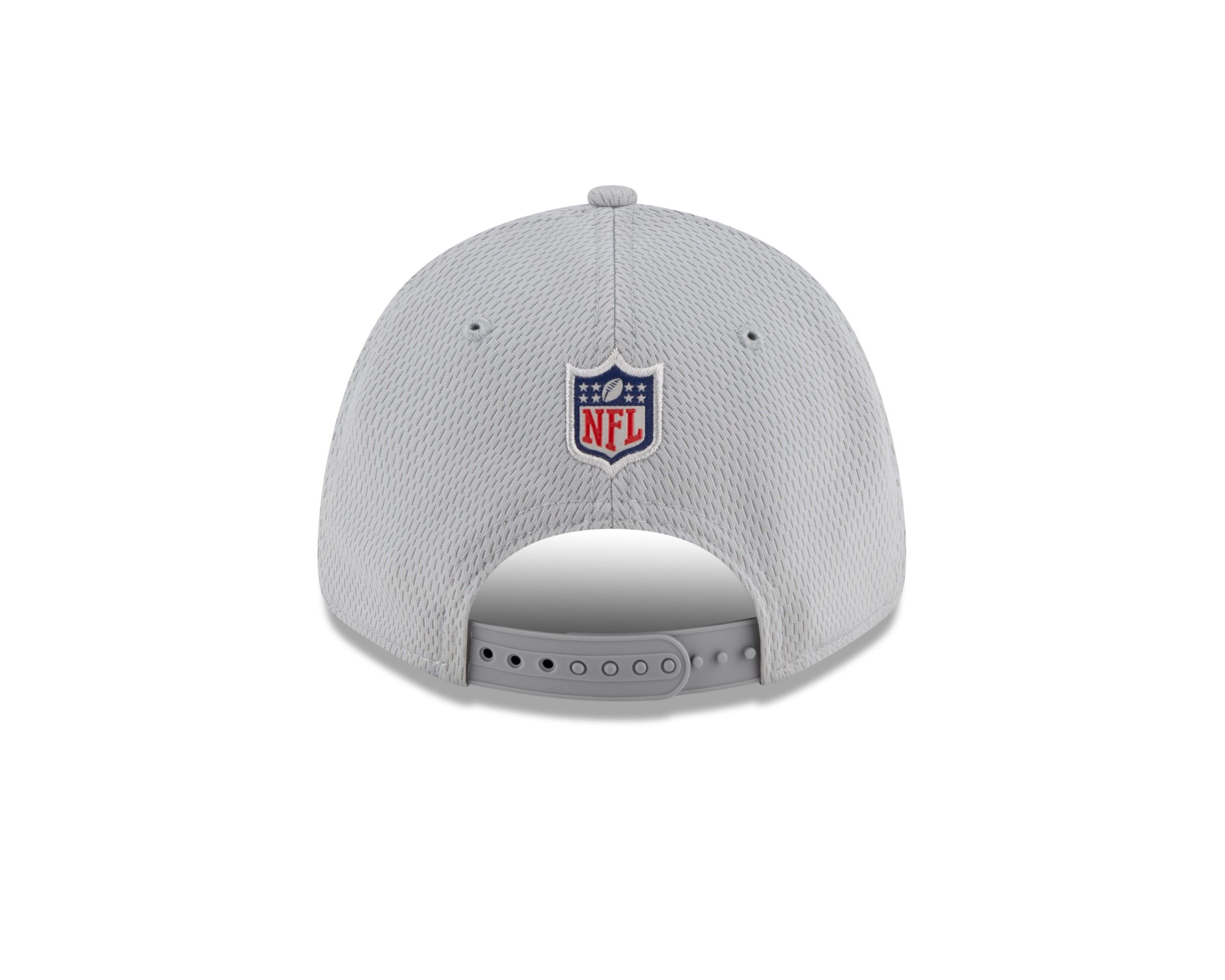Detroit Lions NFL 2021 Sideline Road Gray 9Forty Stretch Snap Cap New Era