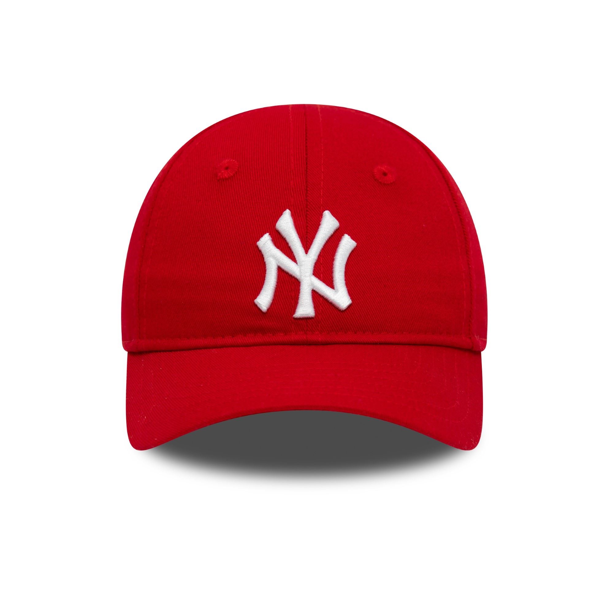 New York Yankees MLB League Essential Cardinal Red White 9Forty Infant Cap New Era