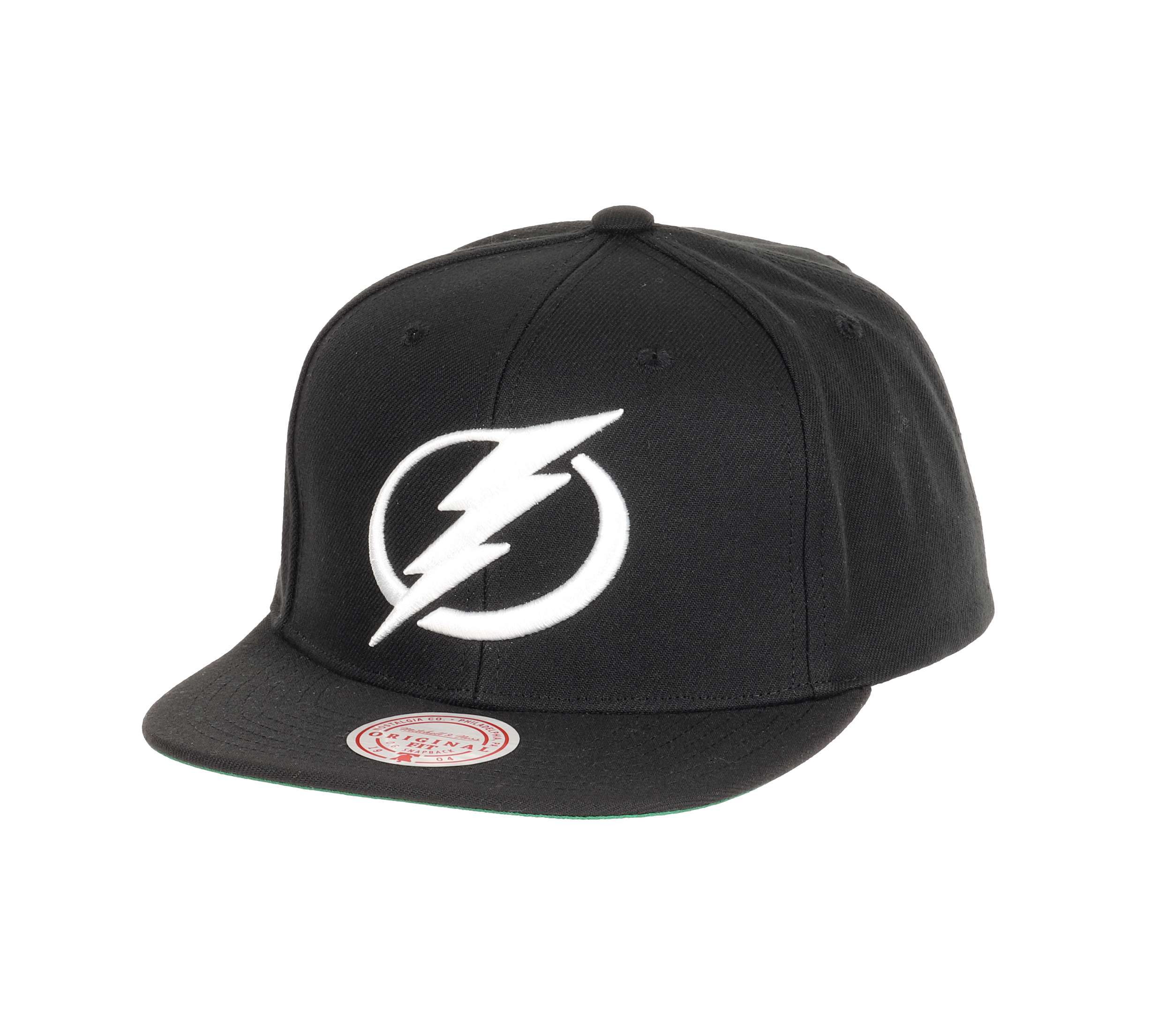Tampa Bay Lightning NHL Top Spot Originaler Fit Schwarz Verstellbare Snapback Cap Mitchell & Ness
