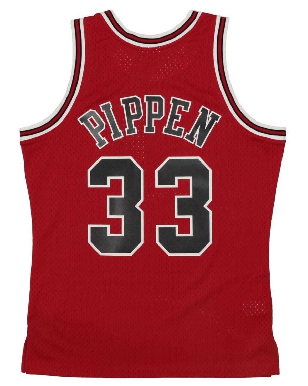 Scottie Pippen #33 Chicago Bulls NBA Kids Swingman Road Jersey Mitchell & Ness