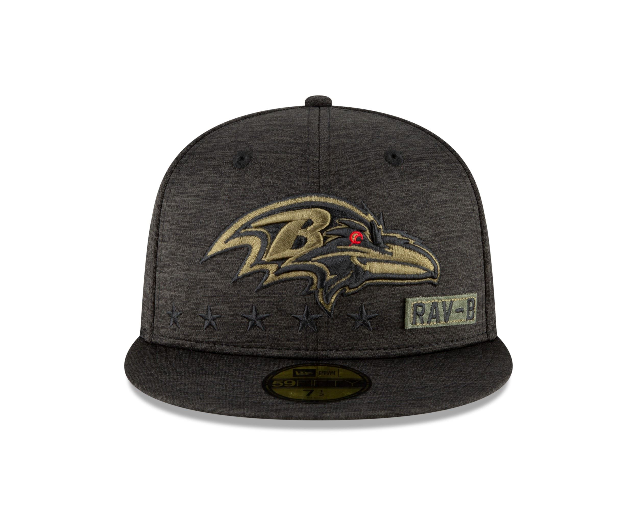 Baltimore Ravens Salute to Service 2020 59Fifty Cap New Era
