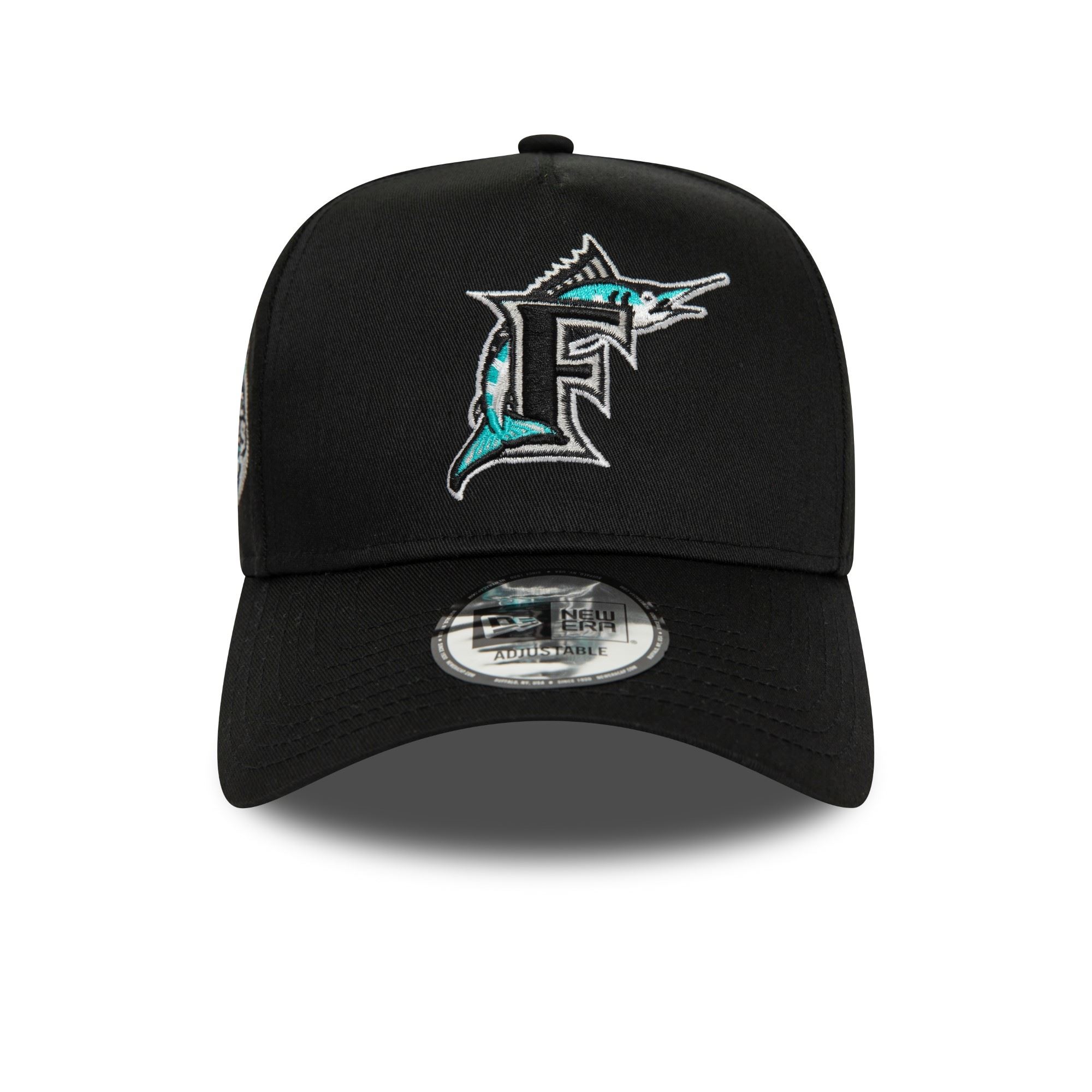 Florida Marlins MLB World Series 2003 100th Anniversary Black E-Frame Snapback Cap