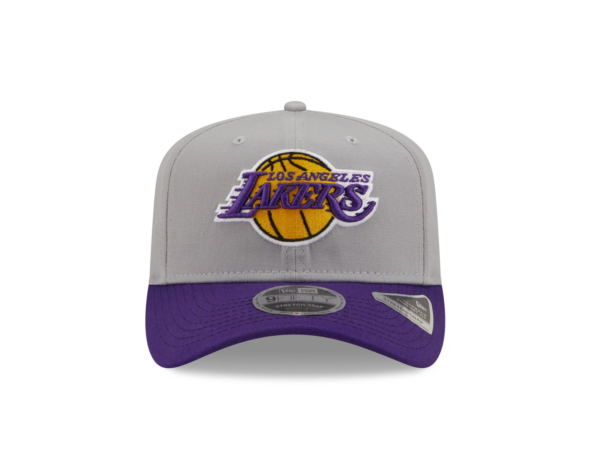 Los Angeles Lakers Grey NBA Tonal 9Fifty Stretch-Snap Cap New Era