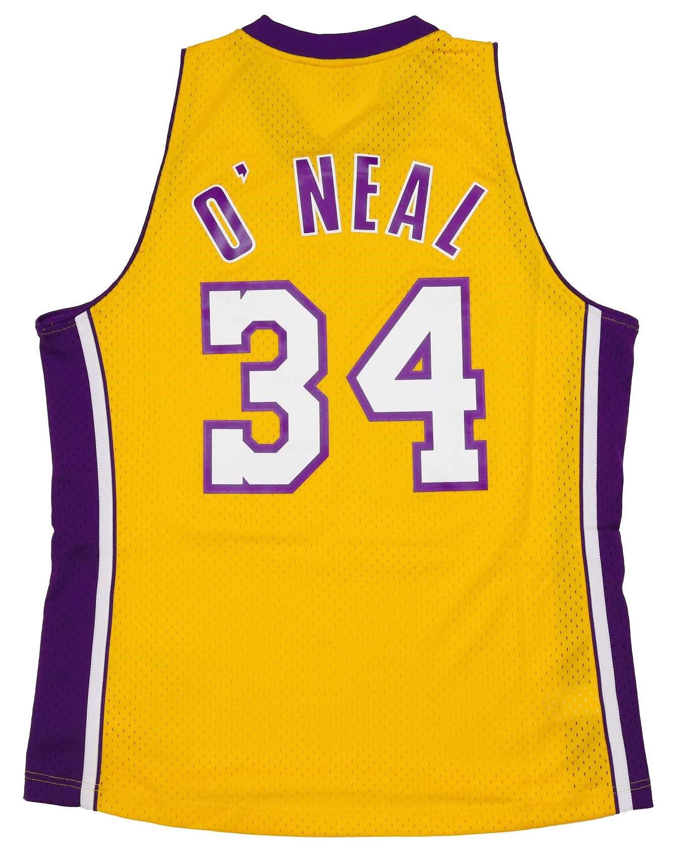 Shaquille ONeal #34 Los Angeles Lakers NBA Swingman Jersey Mitchell & Ness