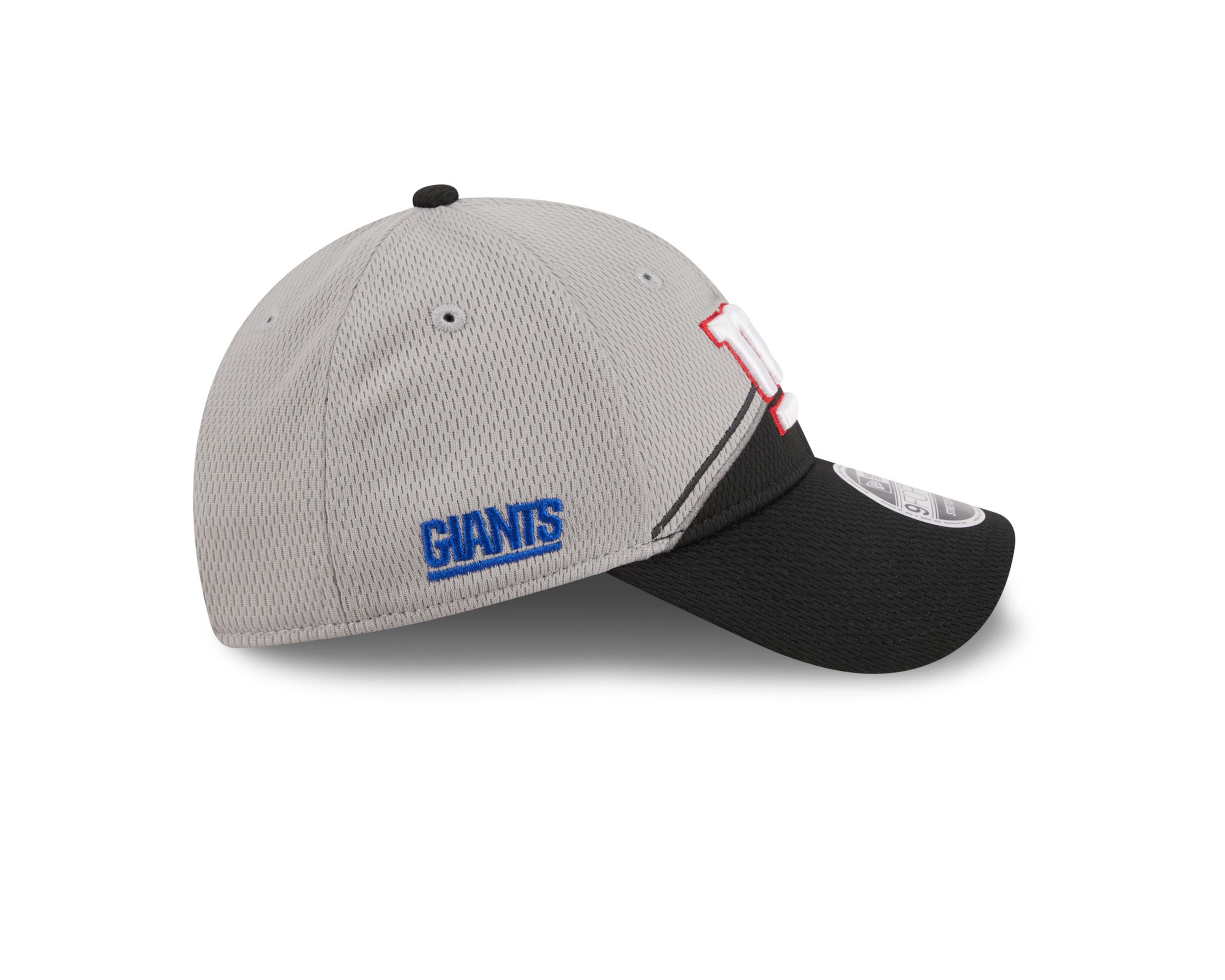 New York Giants NFL 2023 Sideline Grey Black 9Forty Stretch Snapback Cap New Era