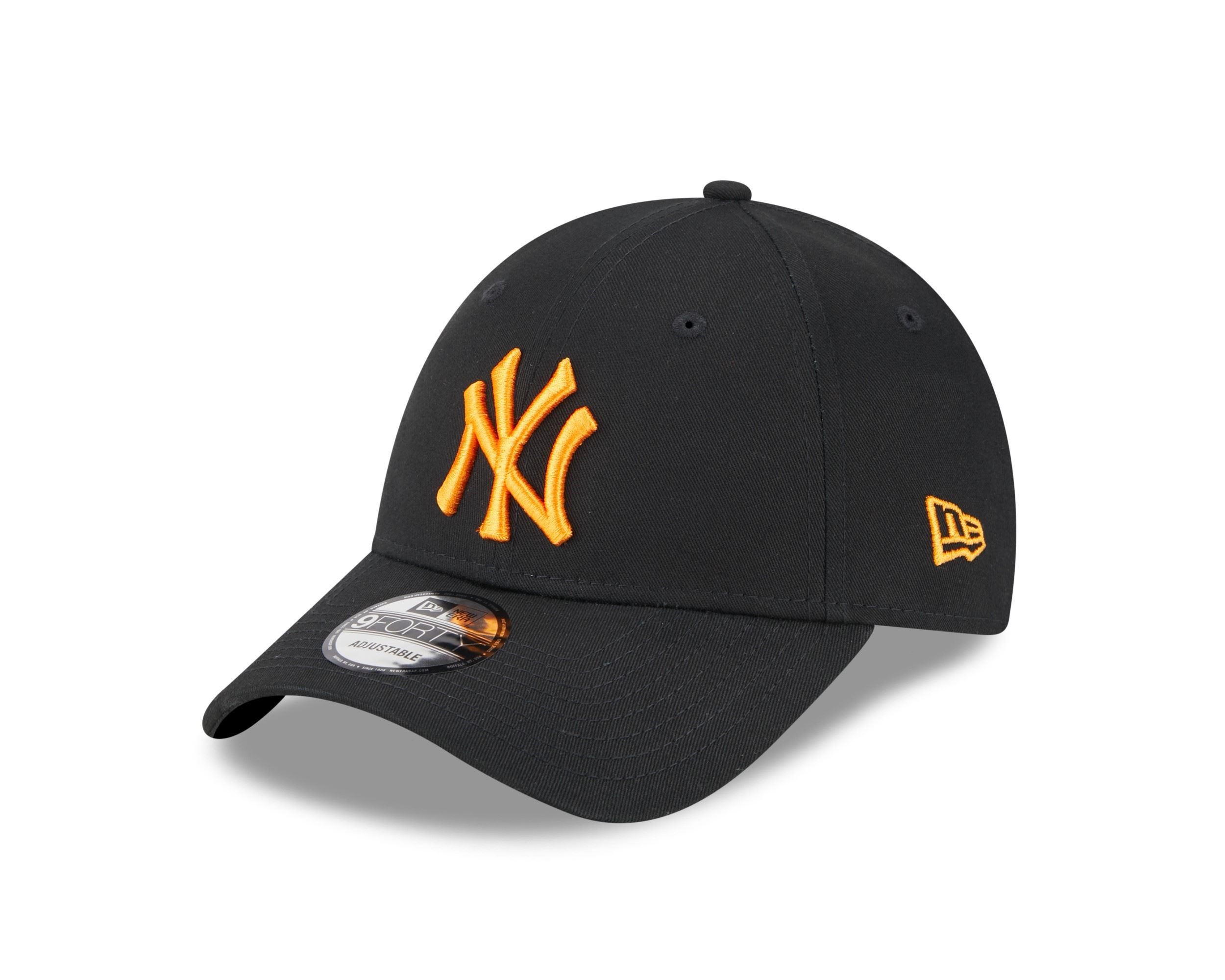 New York Yankees MLB League Essential Black Orange 9Forty Adjustable Cap New Era