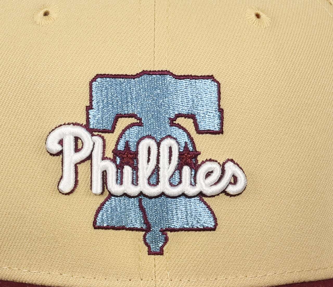 Philadelphia Phillies MLB 1996 All Star Game Sidepatch Vegas Gold Maroon 59Fifty Basecap New Era