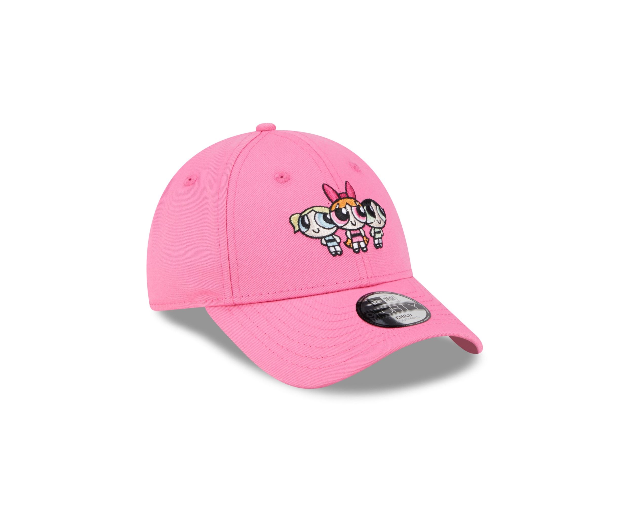 Powerpuff Girls Character Logo Pink 9Forty Adjustable Kids Cap New Era