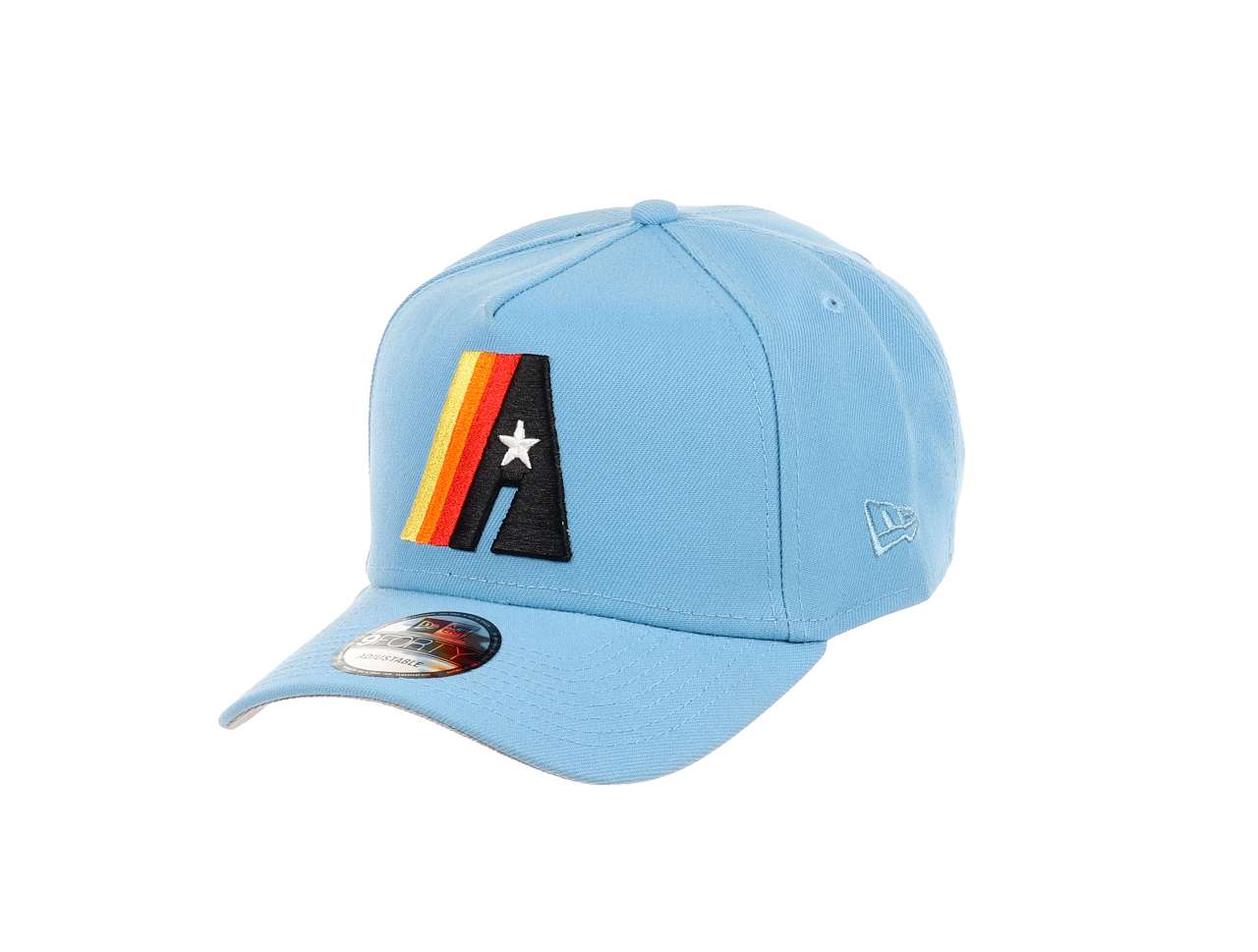 Houston Astros MLB Cooperstown Sky Blue 9Forty A-Frame Snapback Cap New Era
