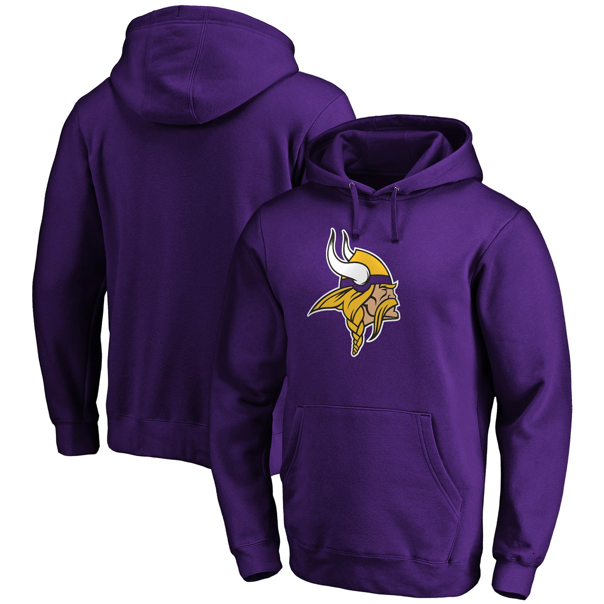 Minnesota Vikings Purple NFL Mid Essentials Crest Graphic Hoody Fanatics
