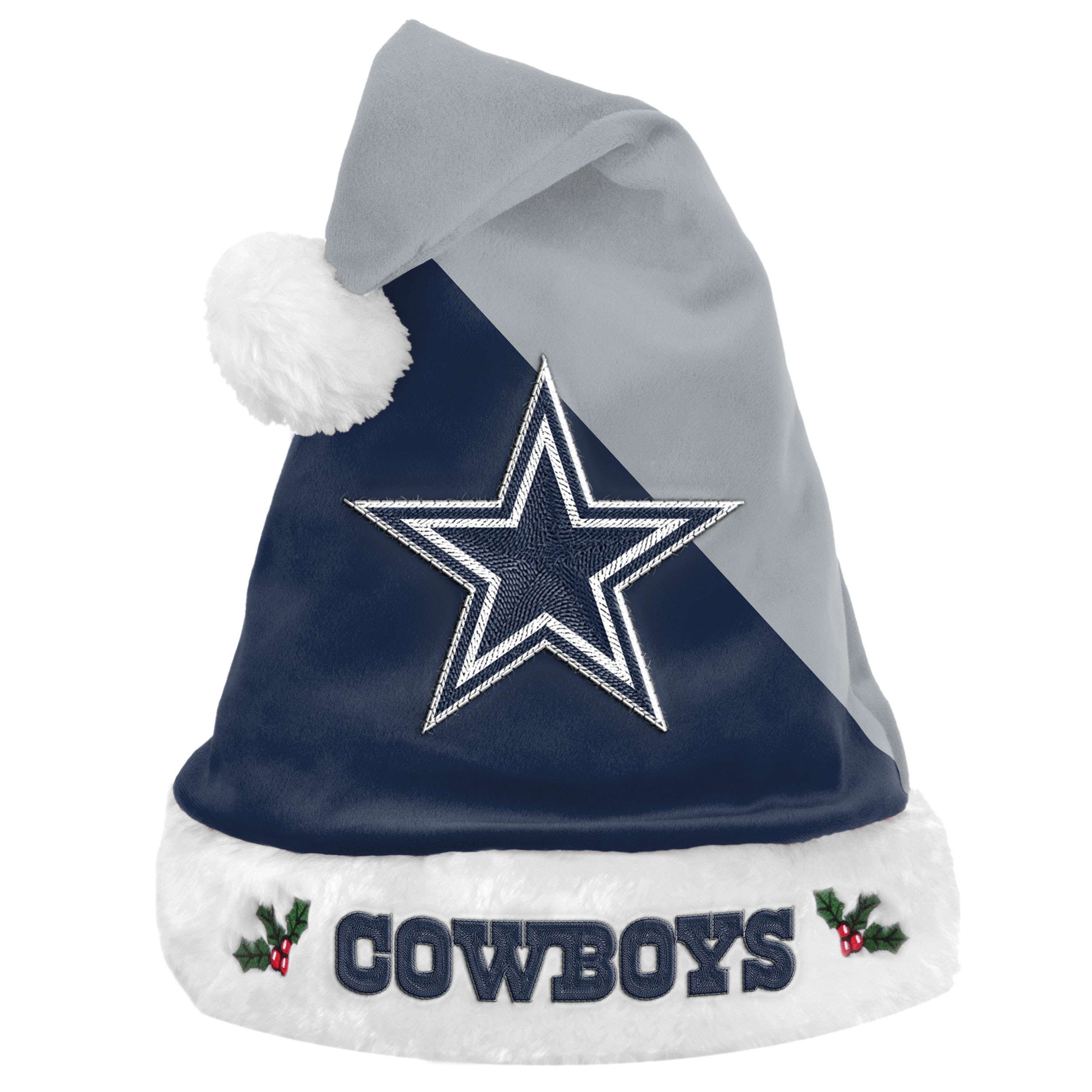 Dallas Cowboys NFL 2021 Colorblock Santa Hat