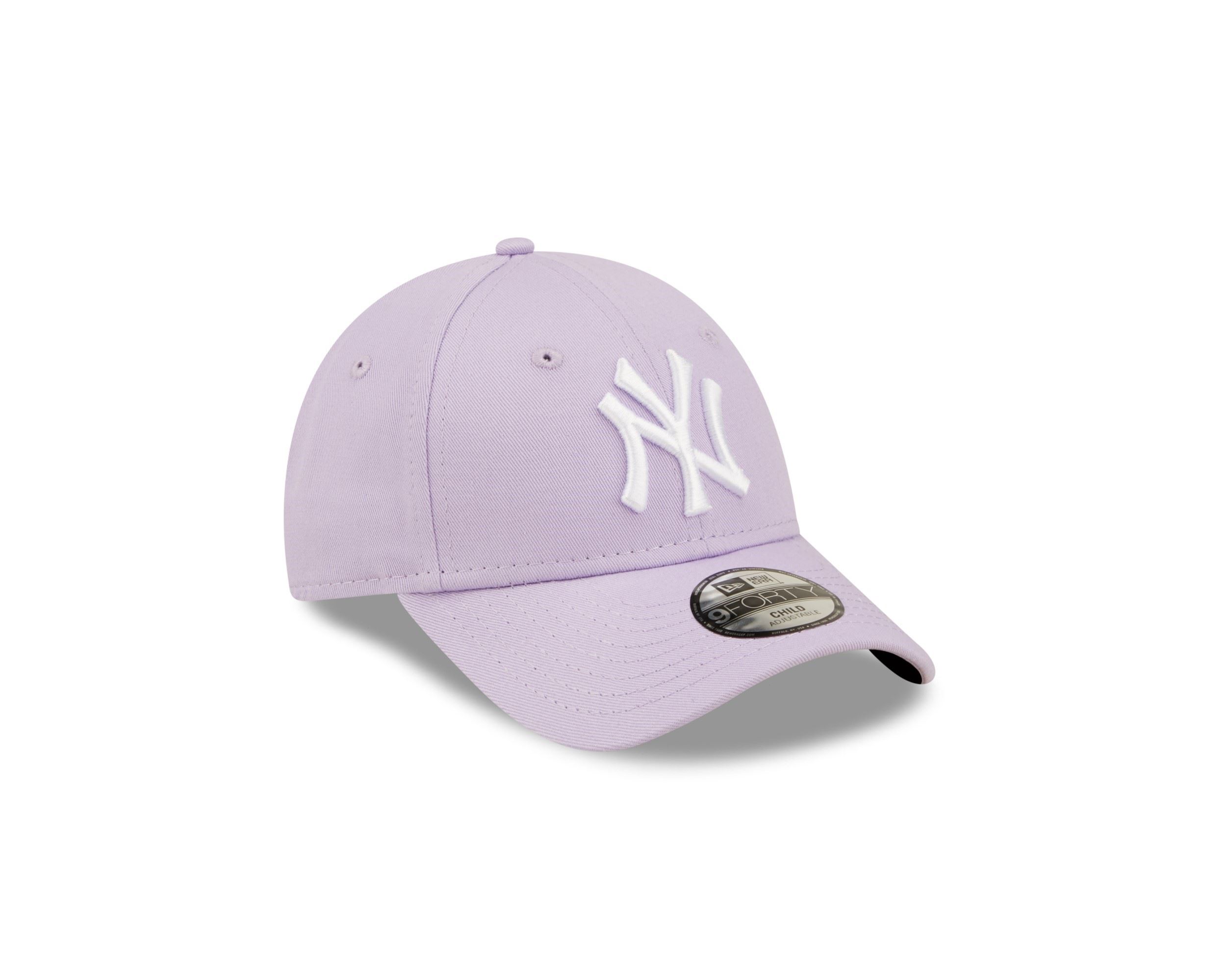 New York Yankees MLB League Essential Purple White 9Forty Adjustable Kids Cap New Era