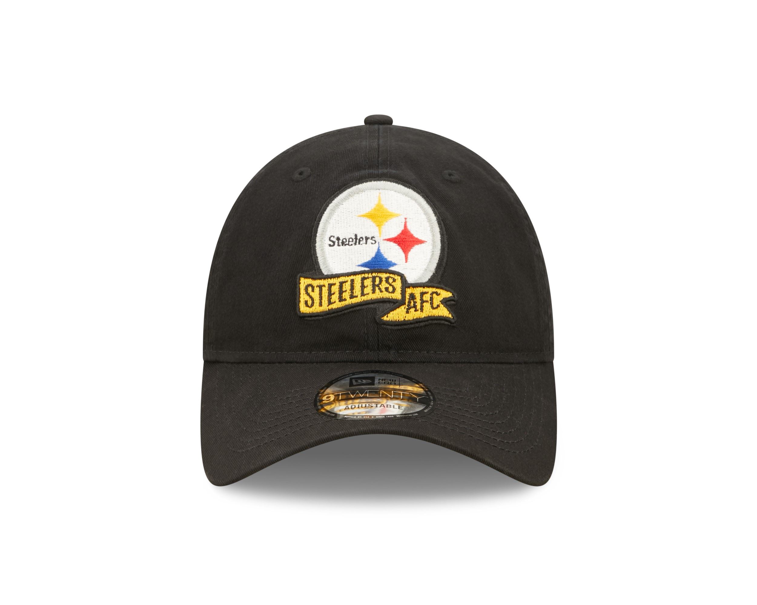 Pittsburgh Steelers NFL 2022 Sideline Black 9Twenty Unstructured Strapback Cap New Era