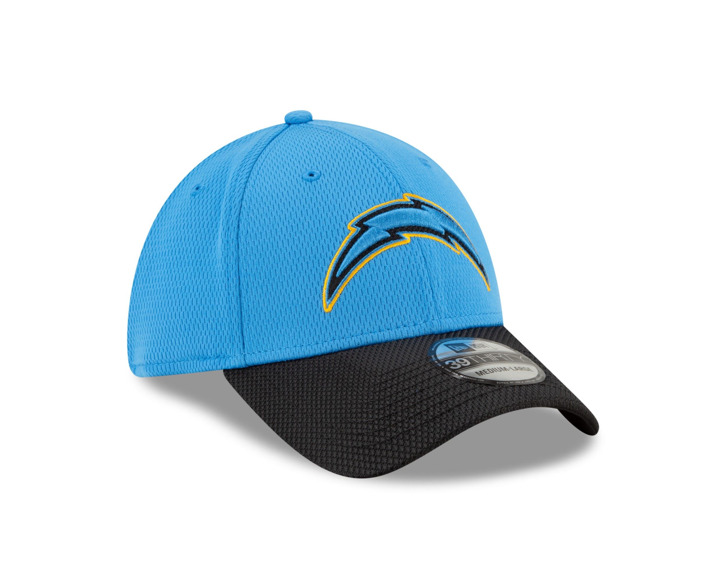 Los Angeles Chargers NFL 2021 Sideline Turquoise 39Thirty Stretch Cap New Era