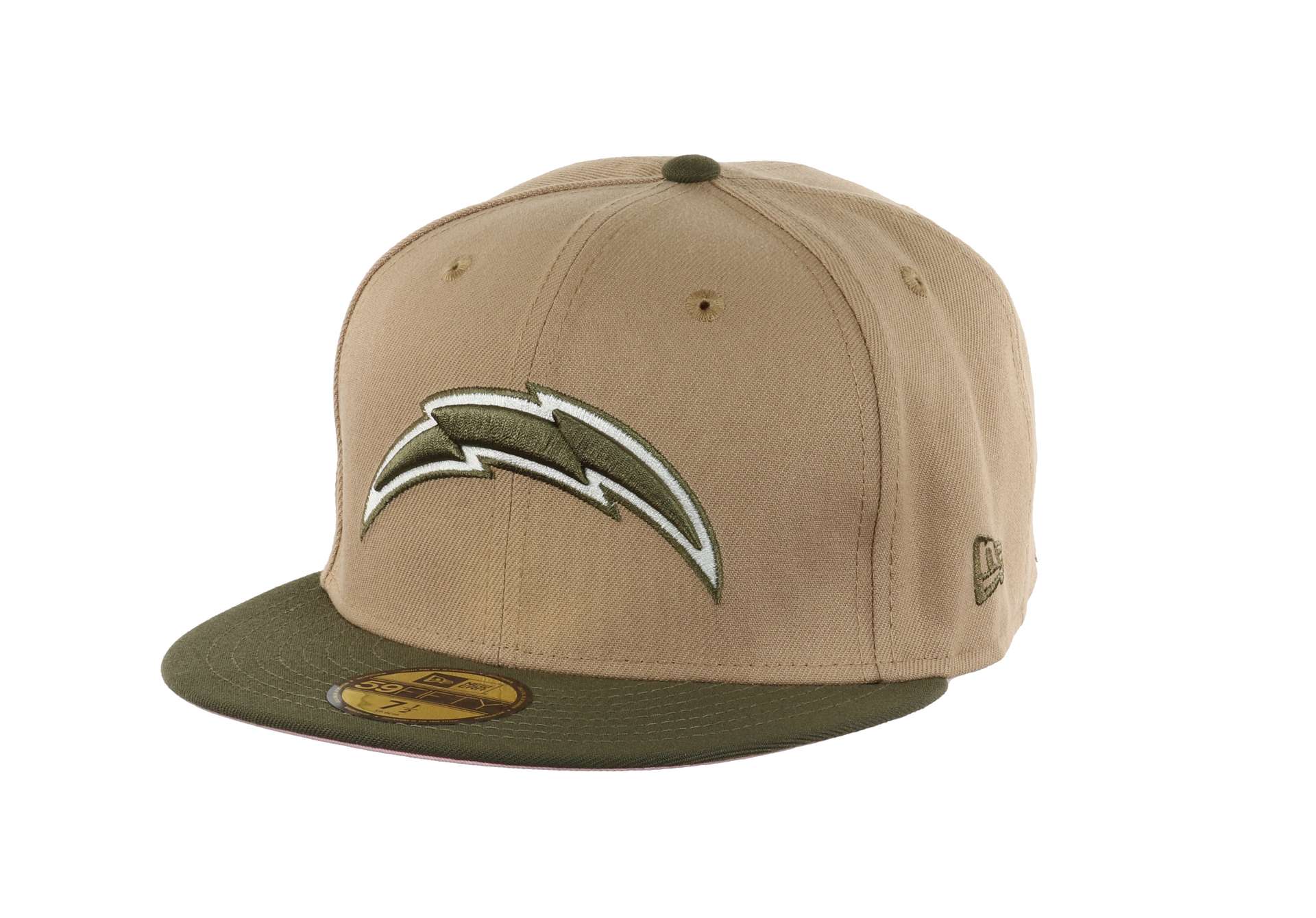 Los Angeles Chargers NFL Pro Bowl Hawaii 2004 Sidepatch Camel Olive 59Fifty Basecap New Era